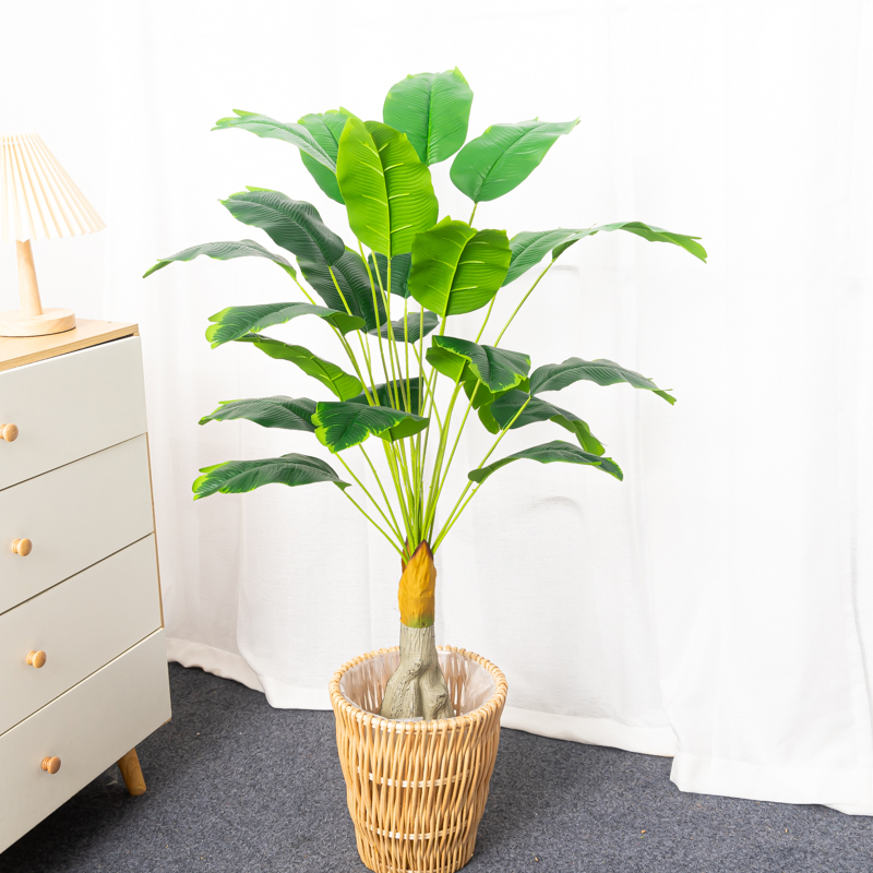 100cm 24Heads Artificial Banan - Dracaena Marginata ulasan dan harga