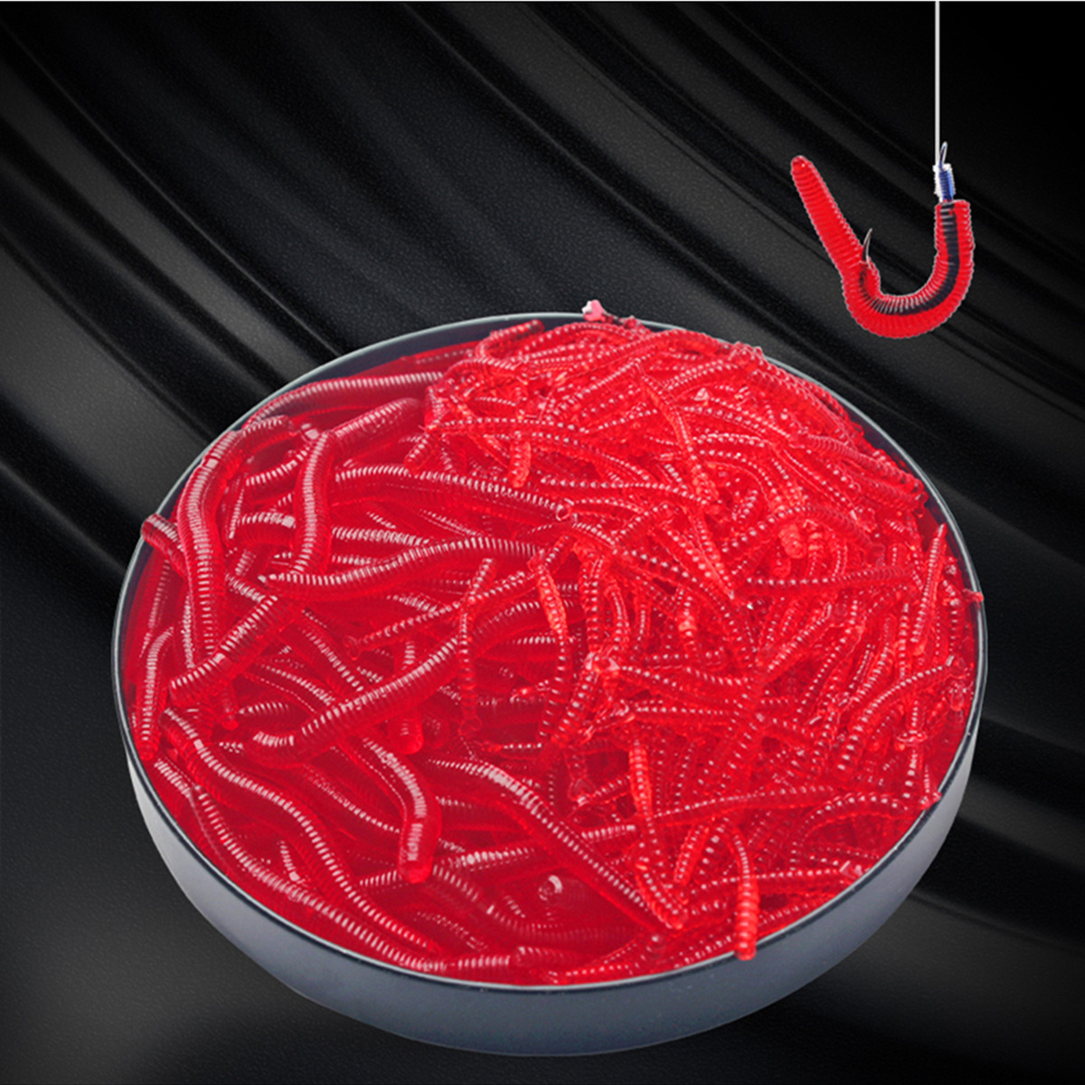 50pcs/Lot Lifelike Red Worm So - Aglaonema Red ulasan dan harga