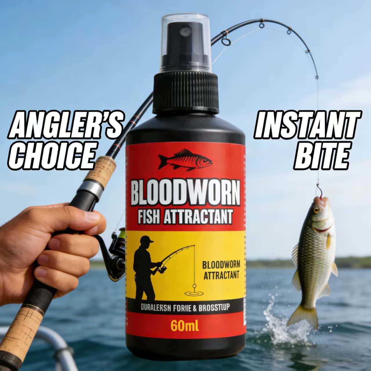 Bloodworm Fish Attractant Spra - Aglaonema Red ulasan dan harga